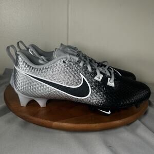 Nike Vapor Edge Speed 360 Silver Black Cleats DA5455-003 NBY Men’s Size 12